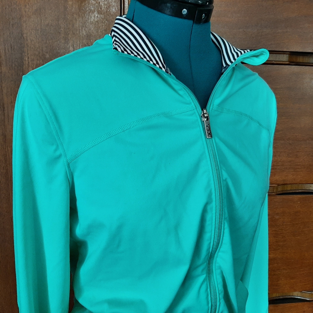 Victoria's Secret VSX Sport Teal Zip Jacket-- small
